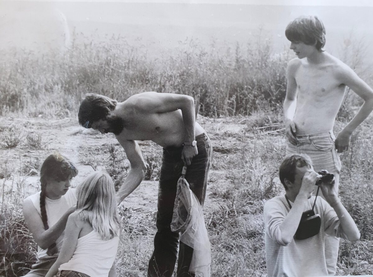 Foto: Kreis-Jugendlager Biologie 1985 Spreewald, rechts im Bild